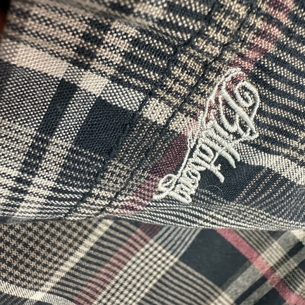 Billabong Brown and Black Flat Front Shorts - Picture 5 of 6